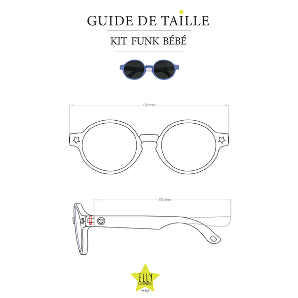 Lunettes de Soleil Bébé FUNK Kiss from a Rose Elly la
