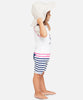 Combinaison body maillot de bain anti uv Little Miss Scherrer protection solaire UPF50+ pour bébé et enfant fille