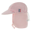 casquette anti uv waterproof rose pour bébé et enfant fille