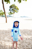 casquette anti uv waterproof bleu pour bébé et enfant garçon