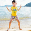 Ensemble T Shirt & Short de Bain - Dinosaure